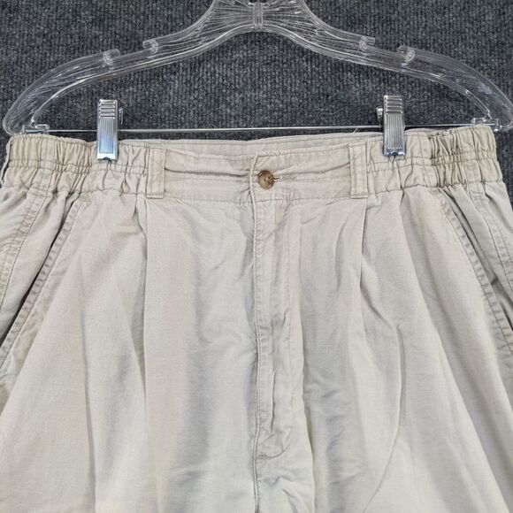 Dockers Mens Chino Shorts Cream Size 34 Slash Pockets Distressed - Picture 6 of 16